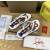 Christian Louboutin White Multi‑Color Graphic Print Studded Flip‑Flop Sandals