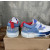 Christian Louboutin White‑Blue Denim Spiked Platform Low‑Top Sneakers