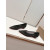 Christian Louboutin Black Mesh Rhinestone Pointed‑Toe Flat Shoes