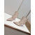 Christian Louboutin Beige Mesh Crystal 85mm Stiletto Heel Pointed‑Toe Ankle Boots