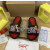 Christian Louboutin Black Colorful Graffiti‑Print Spiked Slide Sandals