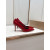 Christian Louboutin Red Patent Leather 100mm Stiletto Heel Pointed‑Toe Pumps