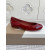 Christian Louboutin × Maison Margiela Red Patent Leather Tabi Split‑Toe Flat Shoes