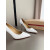 Christian Louboutin White Patent Leather 100mm Stiletto Heel Kate Pumps