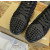 Christian Louboutin Black Glitter Spike‑Embellished High‑Top Sneakers