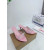 Christian Louboutin Pink Mesh Crystal 70mm Pointed‑Toe Mule High‑Heel Sandals