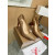 Christian Louboutin Gold Crystal‑Encrusted Scalloped 100mm heel Pump