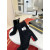 Christian Louboutin Black Suede Metal‑Buckle Block Heel Ankle Boots