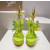 Christian Louboutin Neon Yellow Patent Iridescent Crystal‑Flower 150mm Platform Ankle‑Tie Sandals