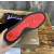 Christian Louboutin Black Glitter Holographic Purple‑Accent Black‑Spiked Low‑Top Sneakers