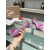 Christian Louboutin Purple Transparent PVC Pink Bow Crystal Pointed‑Toe Flat Pumps