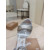 Christian Louboutin Silver Laminated Leather 85mm Stiletto Heel Ankle‑Strap Sandals