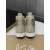 Christian Louboutin Gold Glitter Blue Crystal‑Embellished High‑Top Sneakers