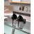 Christian Louboutin Black Patent Leather Half‑d'Orsay Pointed‑Toe 100mm heel Pumps