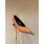 Christian Louboutin Orange Patent 55mm Metal‑Tip Pointed Toe Kitten Heel Pumps