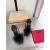 Christian Louboutin Black Feather 100mm Slingback Stiletto Sandals