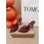 Christian Louboutin Burgundy Mesh Pink Crystal‑Embellished 100mm Pointed‑Toe Stiletto Heel Mules