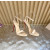 Christian Louboutin Nude Patent Leather Double‑Strap Platform High‑Heel Sandals 120mm heel