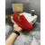 Christian Louboutin Red Suede All‑Over Spiked Slip‑On Loafers