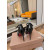 Christian Louboutin Black Patent Studded Crisscross Ankle‑Strap Pointed‑Toe Pumps High Heel
