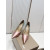 Christian Louboutin Pink‑Mint Gradient Patent 85mm Stiletto Heel Pointed‑Toe Pumps