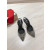 Christian Louboutin Black Fabric Crystal‑Embellished 100mm Pointed‑Toe Slingback Stiletto Heel Pumps