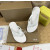 Christian Louboutin White Embossed‑Logo Studded Flip‑Flop Sandals