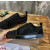 Christian Louboutin Black Suede Crystal‑Embellished Low‑Top Men’s Sneakers