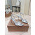 Christian Louboutin Silver Laminated Leather 85mm Stiletto Heel Ankle‑Strap Sandals