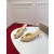 Christian Louboutin Nude Leather 55mm Peep‑Toe Mule Heels