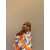 Christian Louboutin Abstract‑Print Satin 100mm heel Crisscross Mule High‑Heel Sandals