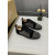 Christian Louboutin Black Suede Gunmetal Crystal‑Encrusted Low‑Top Sneakers
