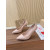 Christian Louboutin Nude Leather 85mm Sporty Kate Pointed Toe Stiletto Heel Pumps
