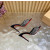 Christian Louboutin Black‑Base Dalmatian Pony Hair 100mm Stiletto Heel Mules