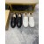 Christian Louboutin Black Leather All‑Over Spiked Slip‑On Loafers