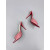 Christian Louboutin Pink Patent Leather 100mm Peep‑Toe Stiletto Heel Mules
