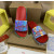 Christian Louboutin Holographic Strap Red Footbed Slide Sandals