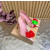 Christian Louboutin Pink Satin Multicolor Fabric Flower 100mm Stiletto Heel Pumps