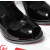 Christian Louboutin Lady Z 120 Black Patent Peep‑Toe Platform Stiletto Heel Sandals