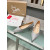 Christian Louboutin Silver Glitter Pointed‑Toe Low‑Wedge Heel Flats
