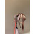 Christian Louboutin Bronze Satin Crystal Tie‑Ankle Ballet Flats