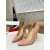 Christian Louboutin Nude Patent Leather Pointed Toe heel Pumps