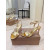 Christian Louboutin Gold Laminated Leather 85mm Stiletto Heel Ankle‑Strap Sandals