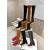 Christian Louboutin Cognac Suede 85mm heel Block‑Heel Over‑The‑Knee Boots