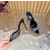 Christian Louboutin Black‑Base Dalmatian Pony Hair 100mm Stiletto Heel Mules