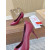Christian Louboutin Burgundy Leather 85mm Sporty Kate Pointed Toe Pumps