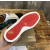 Christian Louboutin Green Graffiti‑Print Spiked‑Toe Low‑Top Lace‑Up Sneakers