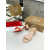 Christian Louboutin Nude Leather Block heel Ankle Strap Sandal