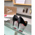 Christian Louboutin Black Satin Half‑d'Orsay Pointed‑Toe 100mm heel Pumps