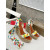 Christian Louboutin Floral Print Fabric 120mm heel Wedge Ankle‑Wrap Espadrille Sandal
